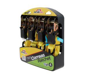 Correa sujeta carga 25 mm x 5 m 4 un.
