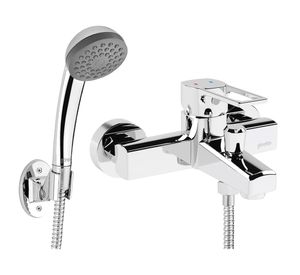 Monomando de tina ducha Alatri gris cromo