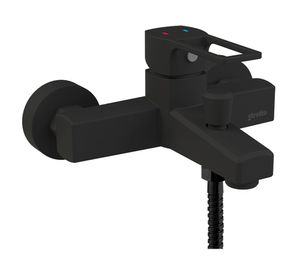 Monomando de tina ducha Alatri negro mate