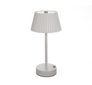Lámpara Plisada led recargable blanco