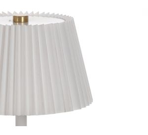 Lámpara Plisada led recargable blanco