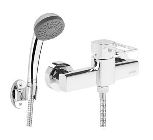 Monomando de ducha Alatri gris cromo