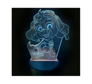 Lámpara acrílico Paw patrol girl 10W 1 luz LED PWLE772