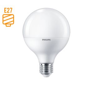 Ampolleta Globo G30 LED 13 W E27 luz cálida