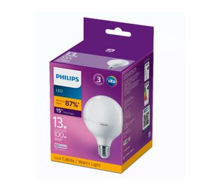 Ampolleta Globo G30 LED 13 W E27 luz cálida