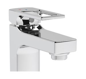 Monomando lavamanos Alatri gris cromo