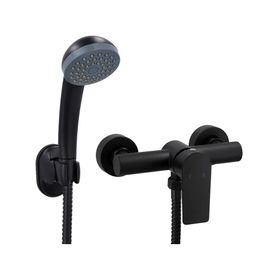 Monomando de ducha Bruna negro mate