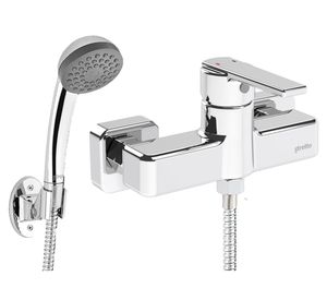 Monomando de ducha Imperia gris cromo