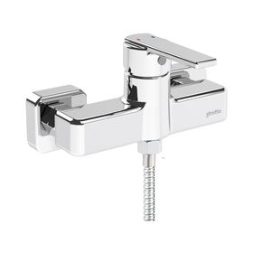 Monomando de ducha Imperia gris cromo