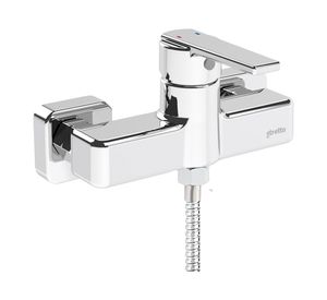 Monomando de ducha Imperia gris cromo