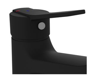 Monomando lavamanos Dallas negro mate