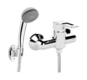 Monomando de ducha Verona gris cromo