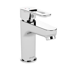 Monomando lavamanos Verona gris cromo