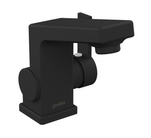 Monomando lavamanos Ridotti negro mate