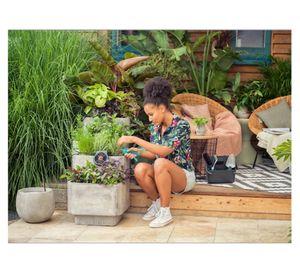 Tijera de Balcón pequeña Gardena acero plástico