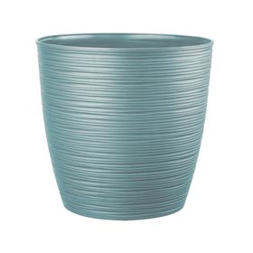 Macetero estilo Piedra azul acero 17x16.7x17 cm