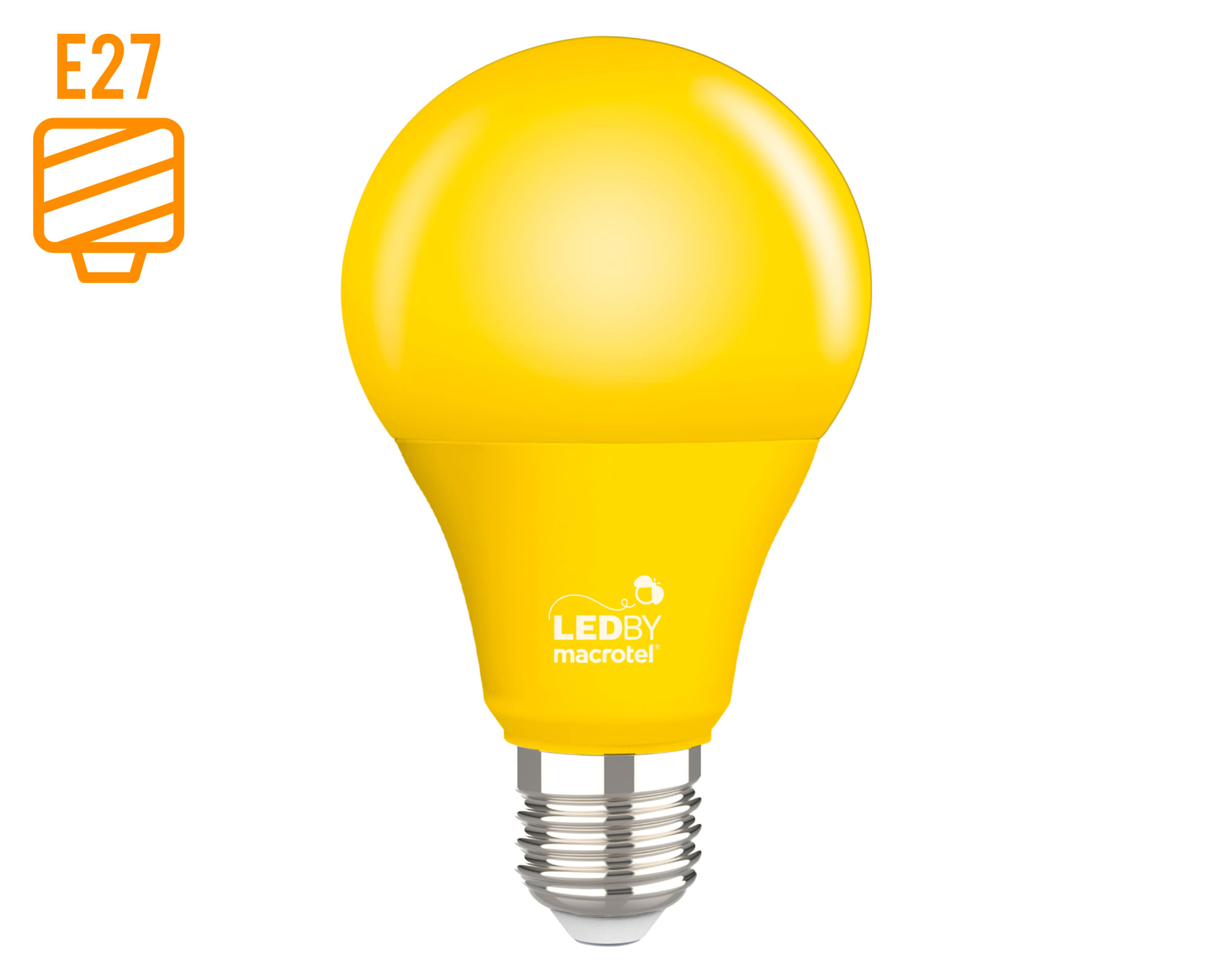 Ampolleta Led 7W E27 luz cálida LB-A60BL4 Anti mosquitos