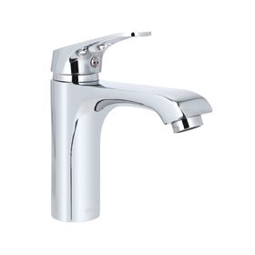 Monomando lavamanos Belegra gris cromo