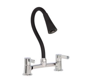 Combinación de lavaplatos Ferrara gris cromo