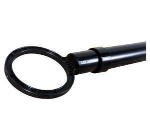 Barra de seguridad Conector retráctil para conos PVC negro