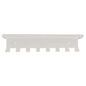 Perchero repisa blanco hueso 8.4x40x9.5 cm