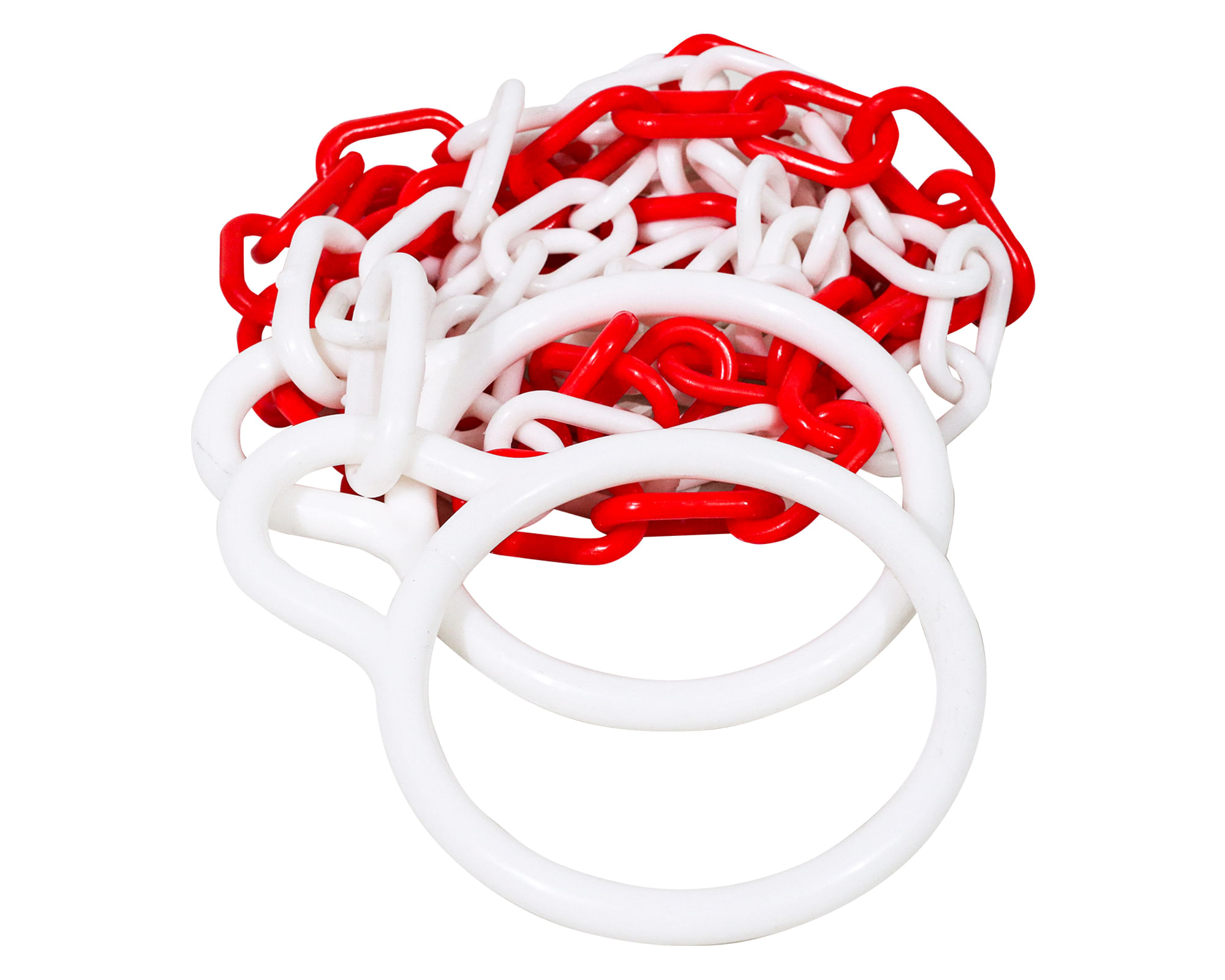 Cadena conector para conos rojo blanco 2 mt | Easy.cl