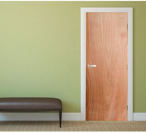 Puerta terciado Barnizada 70x200 cm