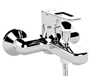 Monomando de tina ducha Verona gris cromo