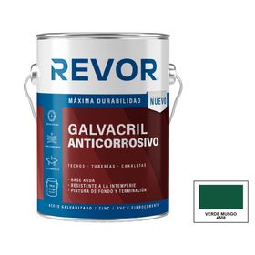 Pintura de techo Galvacril anticorrosivo verde musgo 1 gl