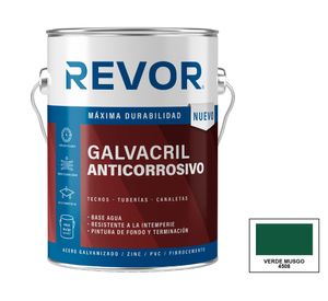 Pintura de techo Galvacril anticorrosivo verde musgo 1 gl