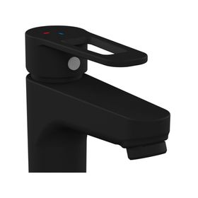 Monomando lavamanos Verona negro mate