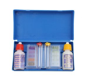 Kit básico test ph cloro piscinas Deep Blue