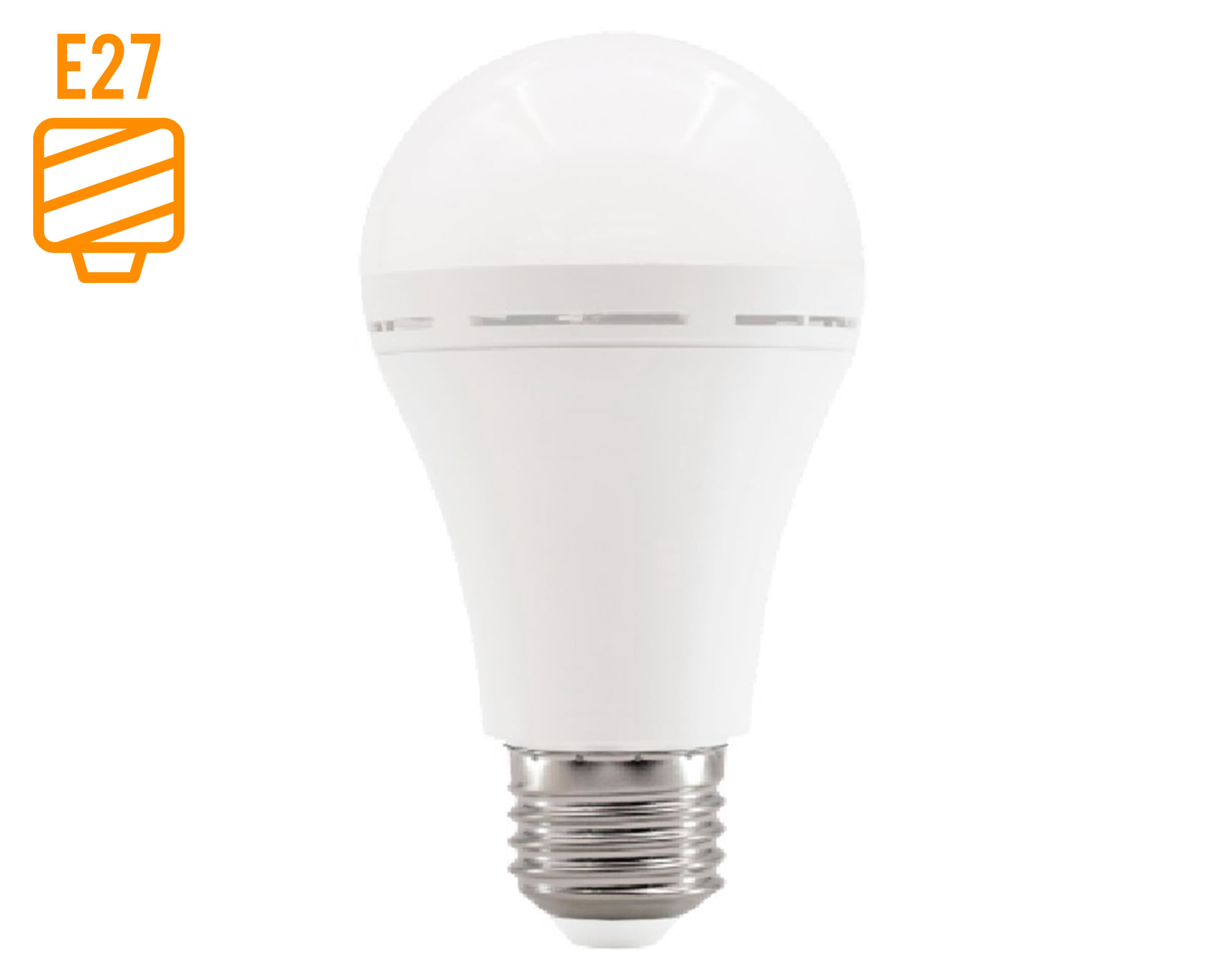 Ampolleta sensor de movimiento 9 W E27 luz fría