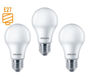 Ampolleta led 8W E27 luz fría EcoHome 3 un