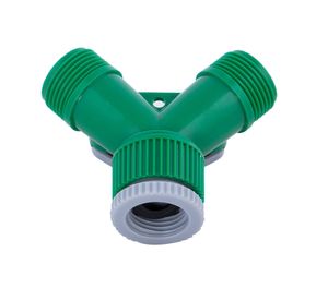 Adaptador de 2 vías con válvula plástico. Roots