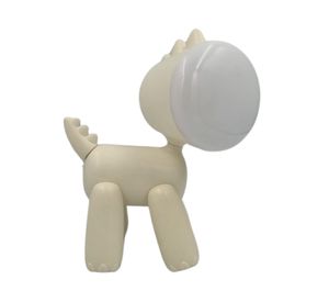 Lámpara infantil 5 V luz cálida Dinosaurio beige claro
