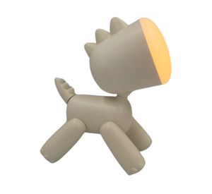 Lámpara infantil 5 V luz cálida Dinosaurio beige claro