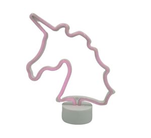 Figura neón 5V luz led Unicornio