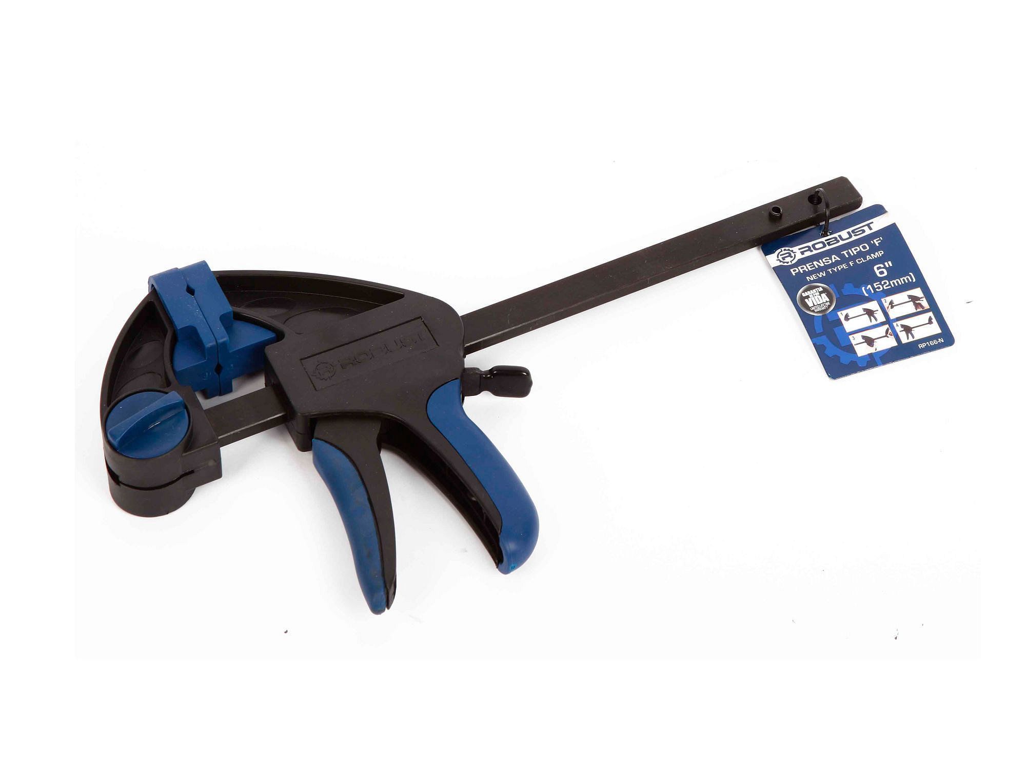 Prensa tipo F 6'' RP166-N Robust
