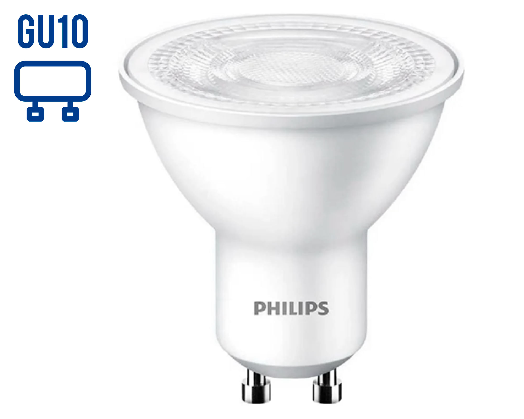 Ampolleta led 50W GU10 luz cálida EcoHome
