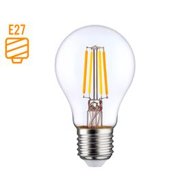 Ampolleta 8W E27 luz cálida A60 Filamento