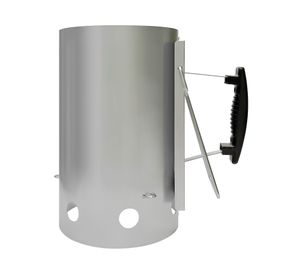 Iniciador de fuego para carbón acero inoxidable