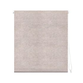 Cortina roller blackout 120x165 cm textura crudo