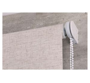 Cortina roller blackout 120x165 cm textura crudo