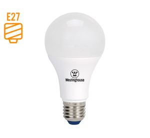 Ampolleta LED con sensor 9W E27 luz cálida Bola A60