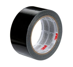 Cinta de tela&nbsp;duct tape Multiusos 48 mm x 18.2 m&nbsp;negro
