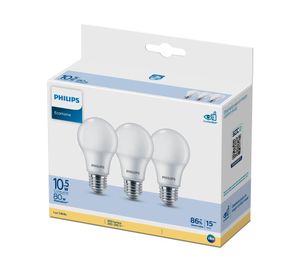 Ampolleta led 10.5W E27 luz cálida EcoHome 3 un