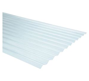 Plancha fibra de vidrio ondulada 0.5x850x2500 mm