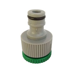 Adaptador 1/2'' y 3/4'' hembra plástico