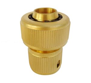 Acople rápido con stop 3/4 bronce Roots